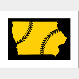 Iowa Baseball Posters and Art